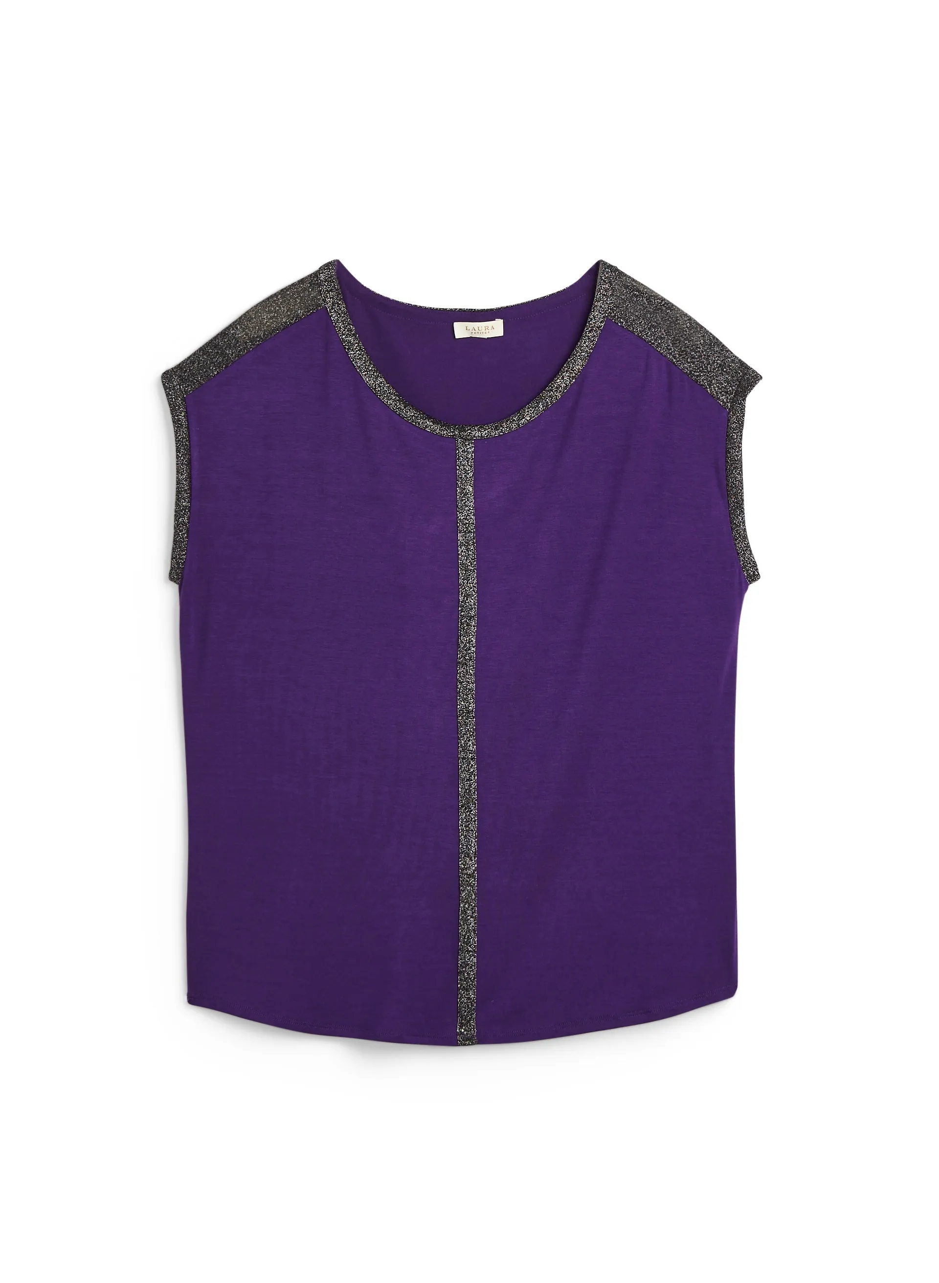 Metallic Trim Tee sold by Laura product image thumbnail 5
