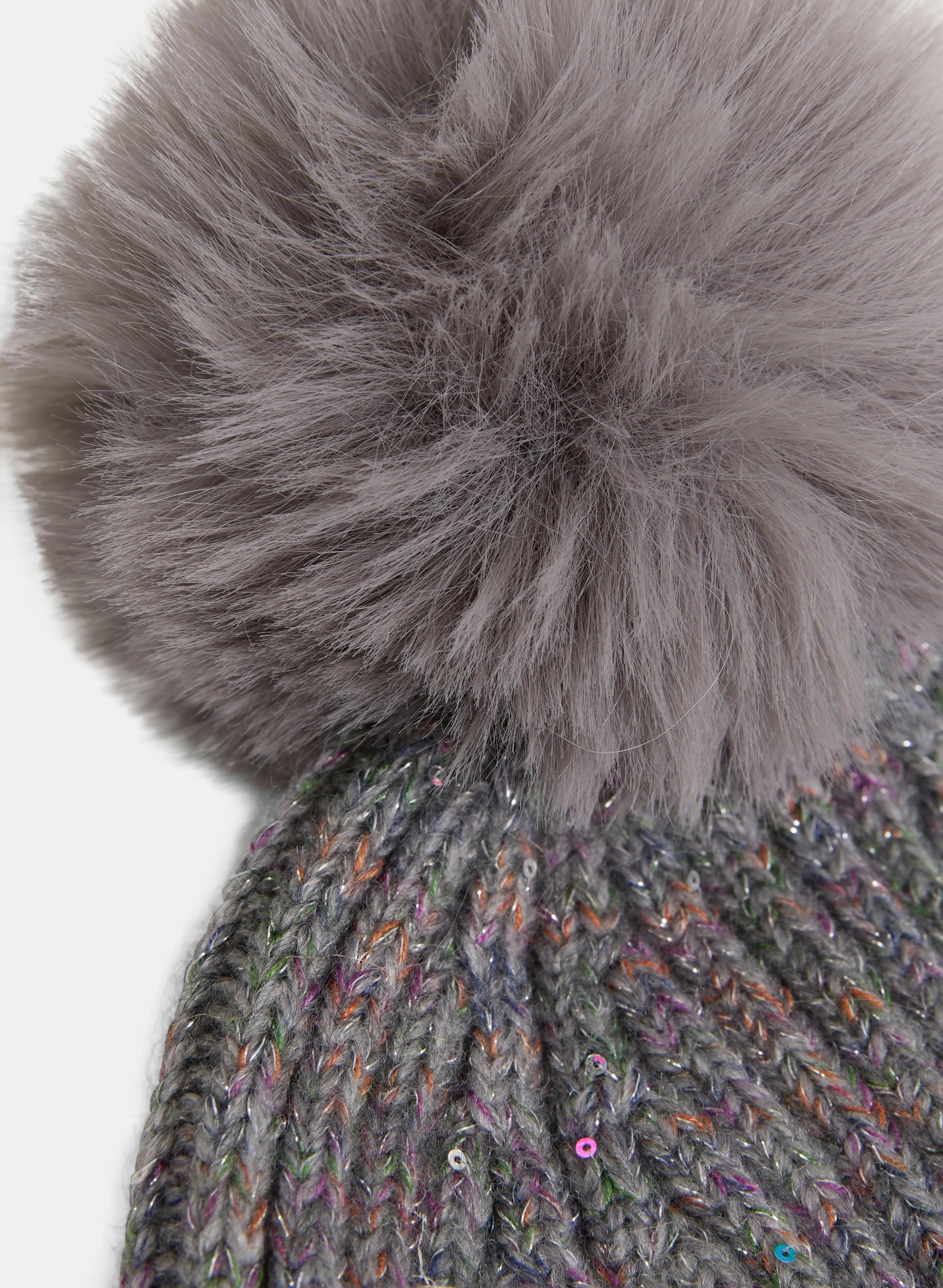 Sequin Detail Pompom Hat sold by Laura product image thumbnail 2