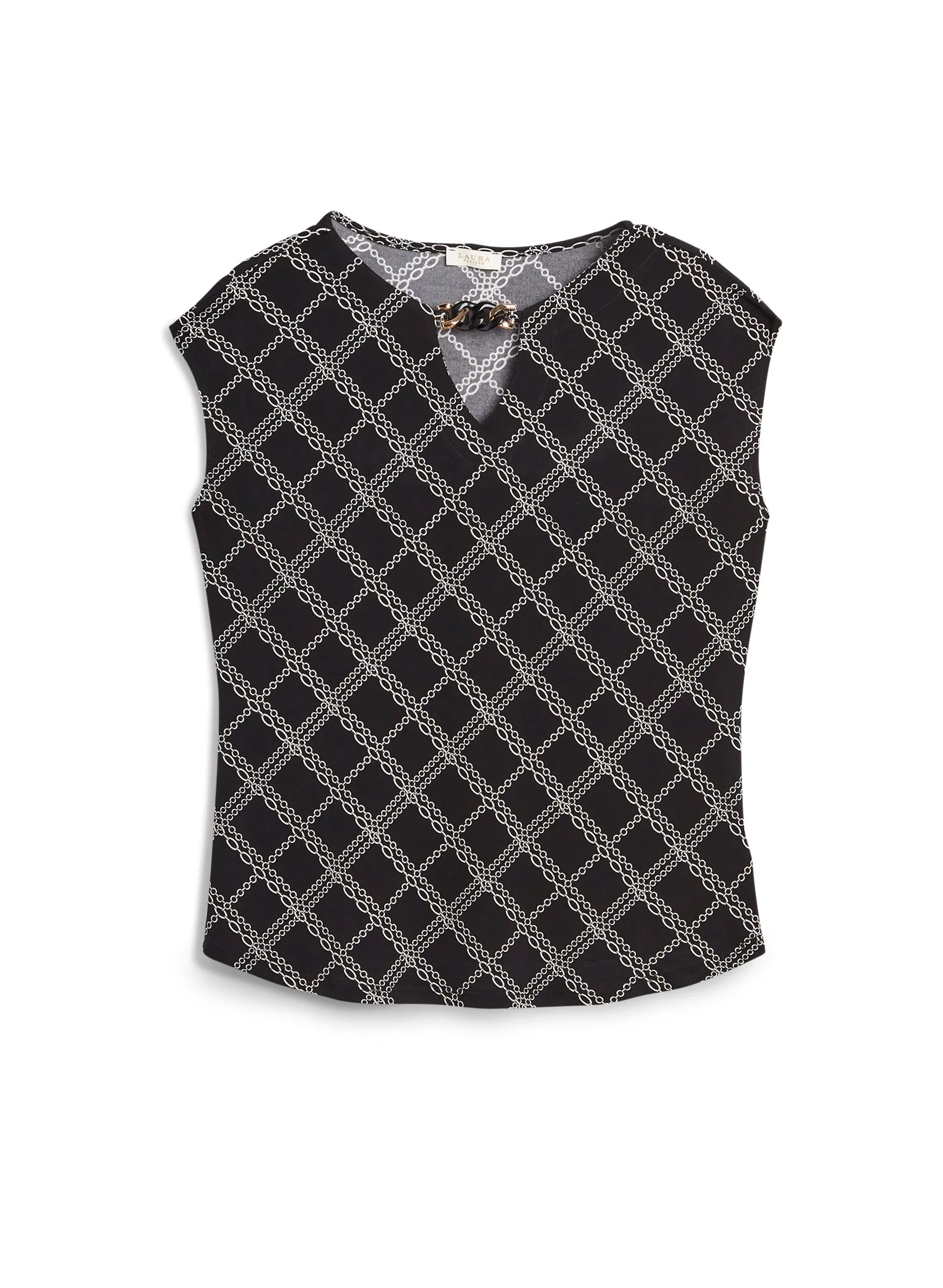Chain Print Top sold by Laura product image thumbnail 5