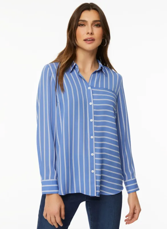 Stripe Print Shirt sold by Laura