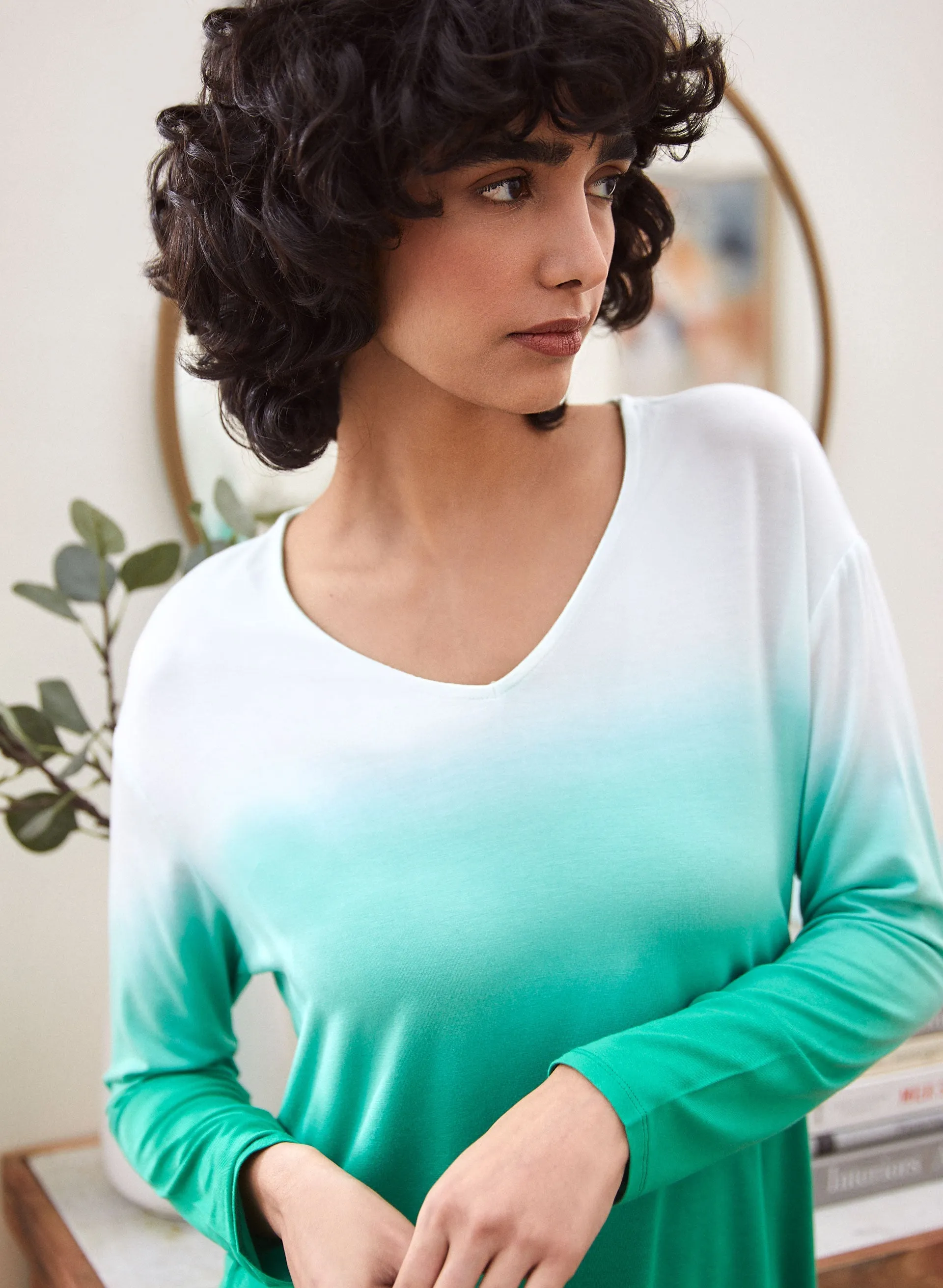 Ombré Long Sleeve Tee sold by Laura product image thumbnail 2