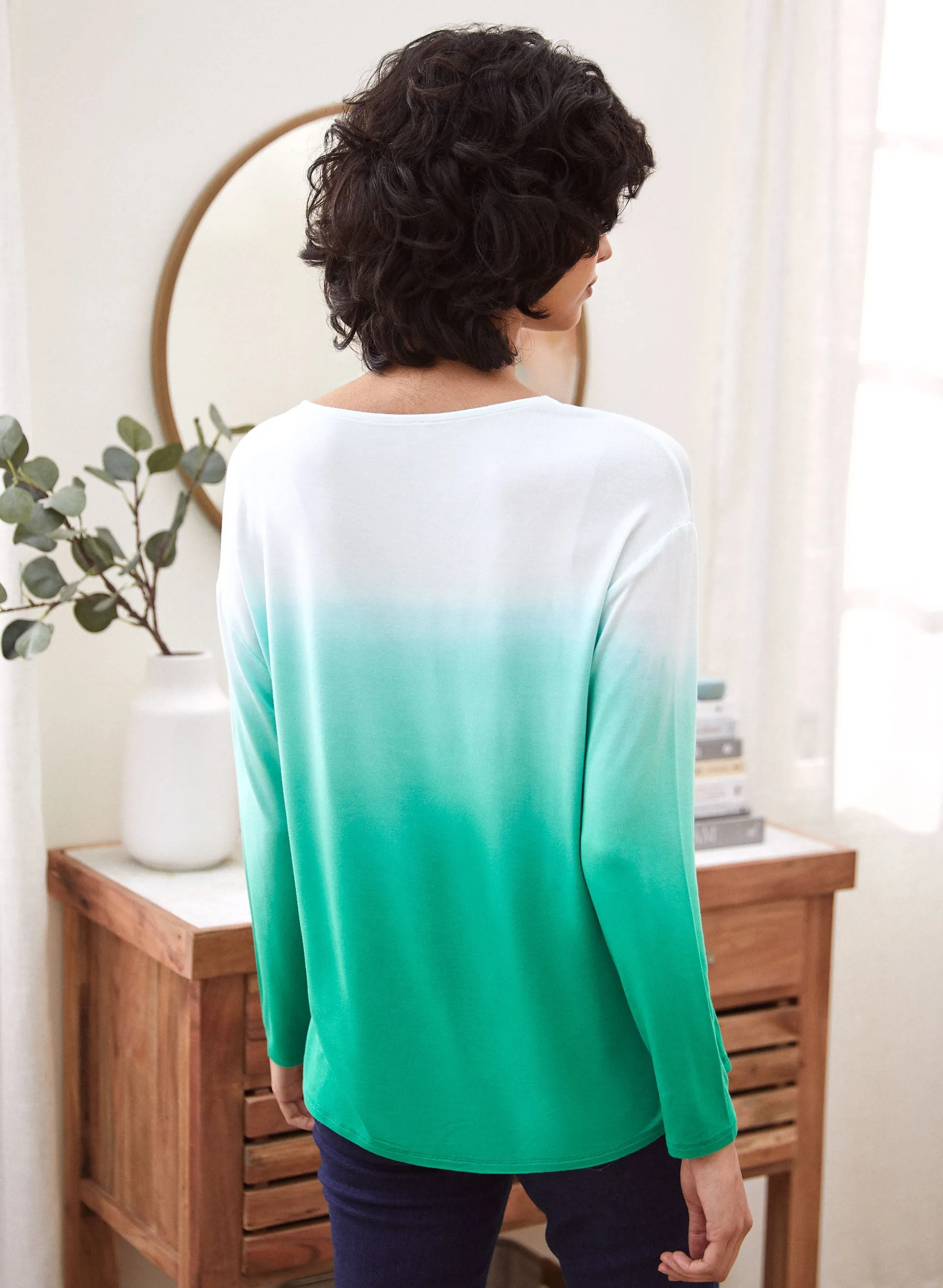 Ombré Long Sleeve Tee sold by Laura product image thumbnail 4