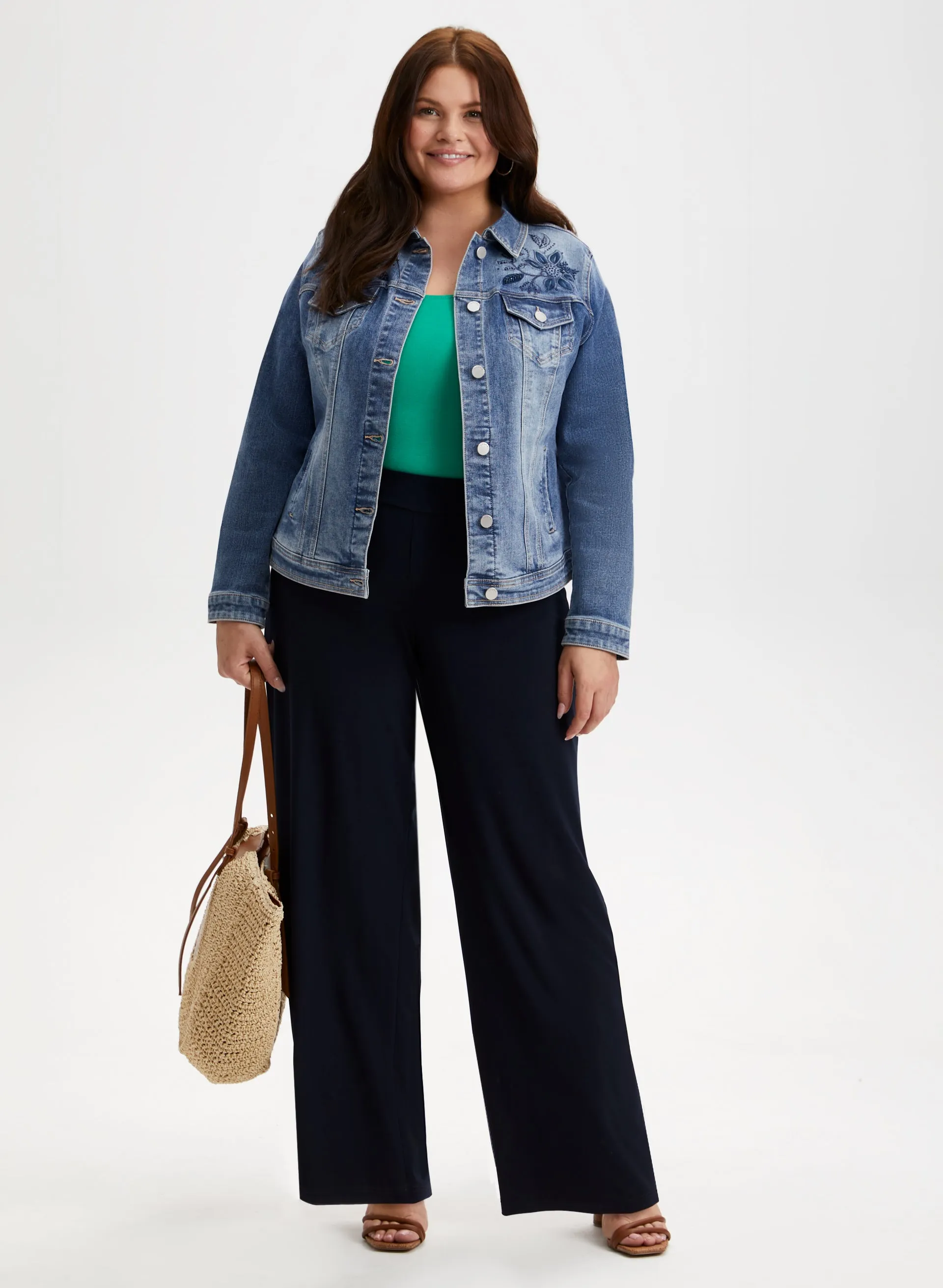 Olivia Pull-On Wide-Leg Pants - Short sold by Laura product image thumbnail 3