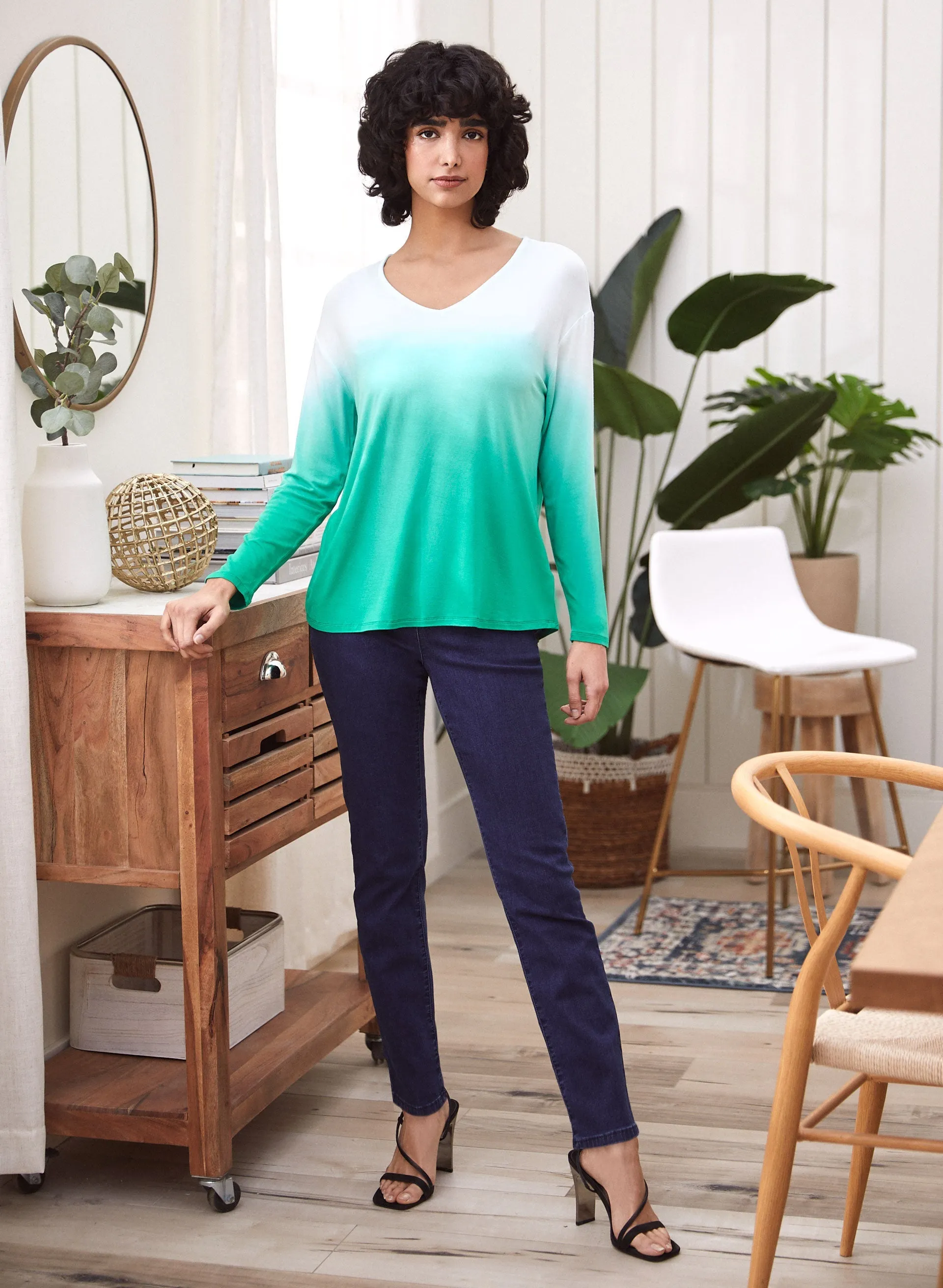 Ombré Long Sleeve Tee sold by Laura product image thumbnail 3