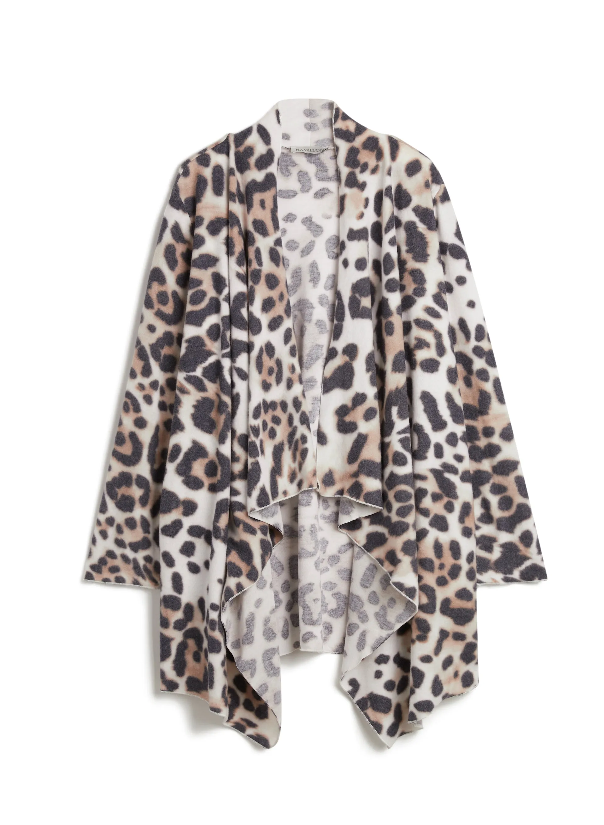 Animal Print Shawl Collar Cardigan sold by Laura product image thumbnail 3