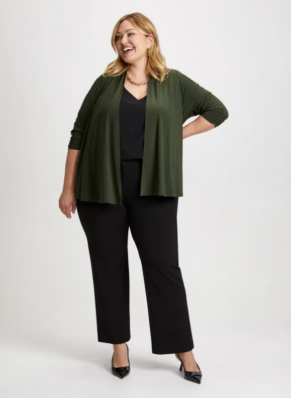 Elbow Sleeve Cardigan & Straight Leg Pants sold by Laura