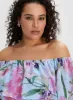 Off-the-Shoulder Floral Print Dress sold by Laura