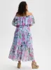 Off-the-Shoulder Floral Print Dress sold by Laura