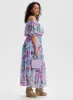 Off-the-Shoulder Floral Print Dress sold by Laura