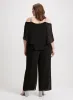 Tiered Top & Pull-On Pants Set sold by Laura