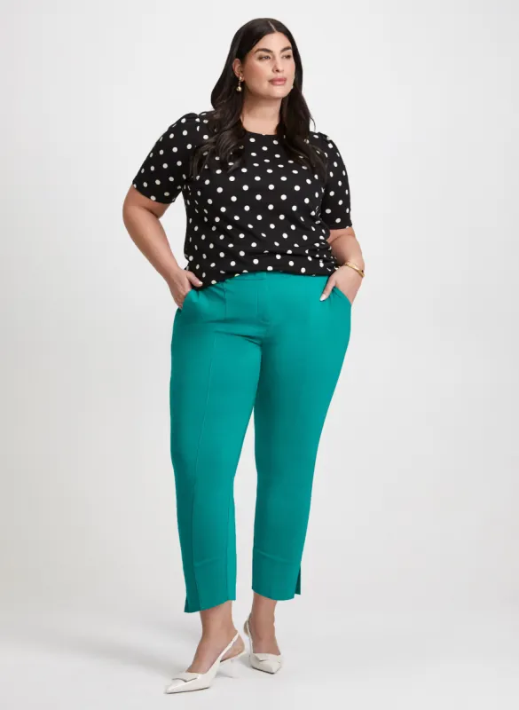 Polka Dot Top & Ankle Pants sold by Laura
