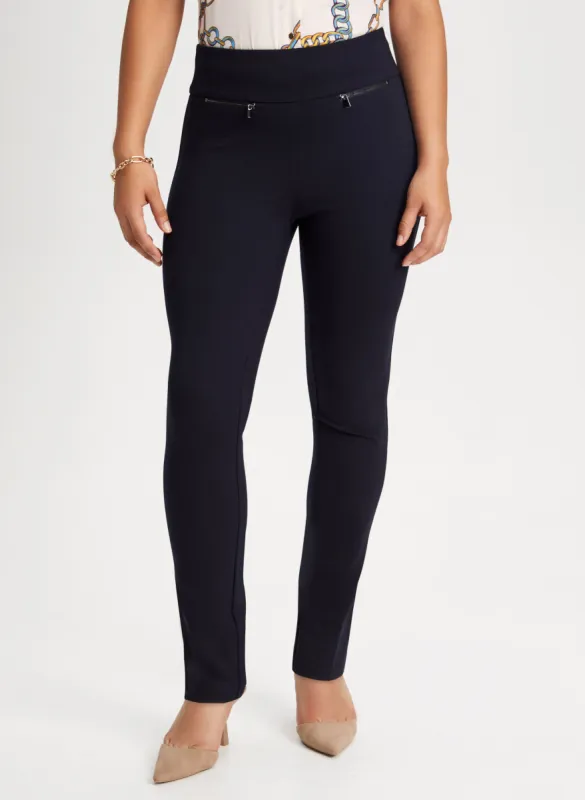 Pull-On Straight Leg Pants sold by Laura