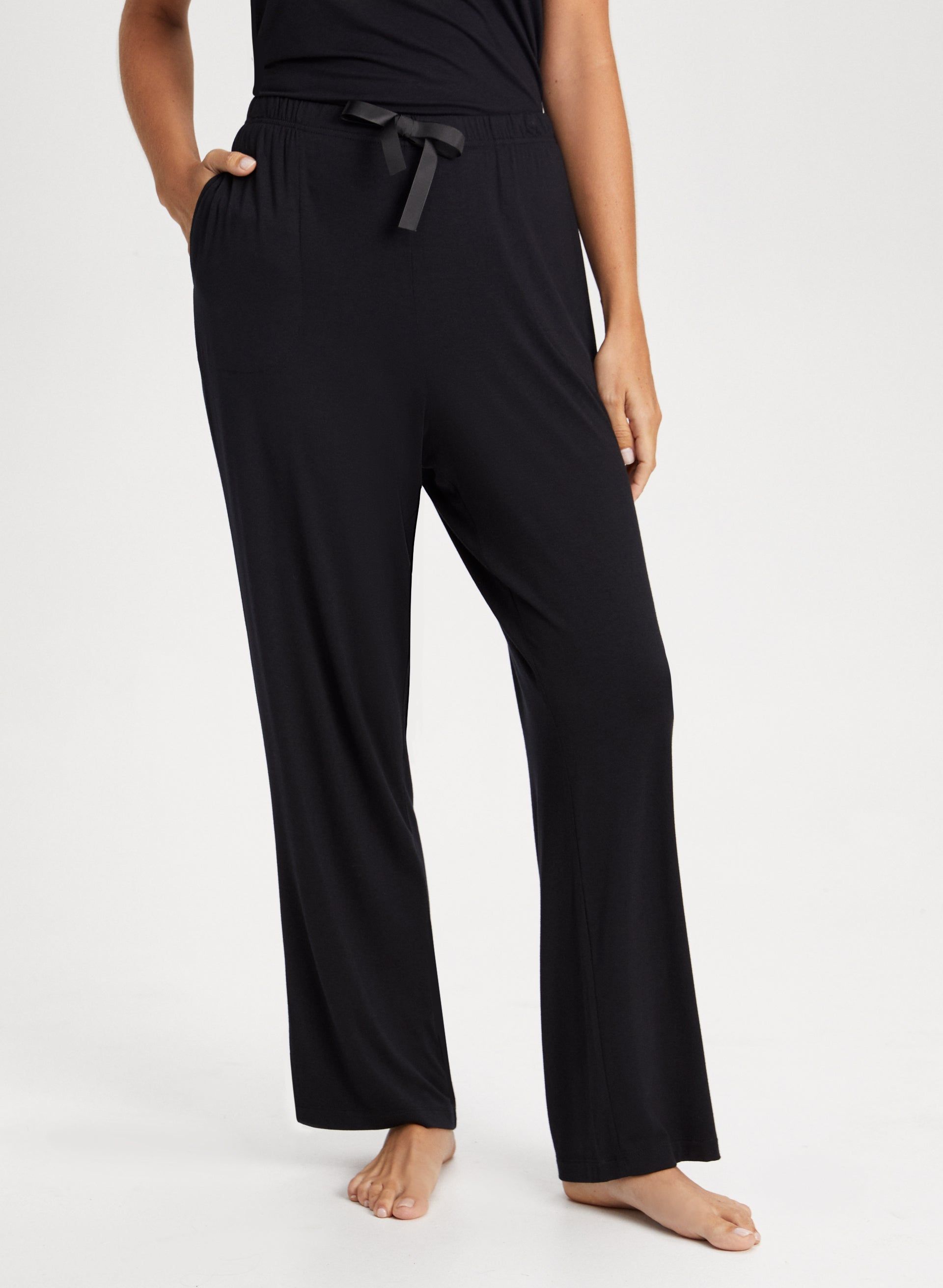 Pull-On Wide Leg Pyjama Pants sold by Laura