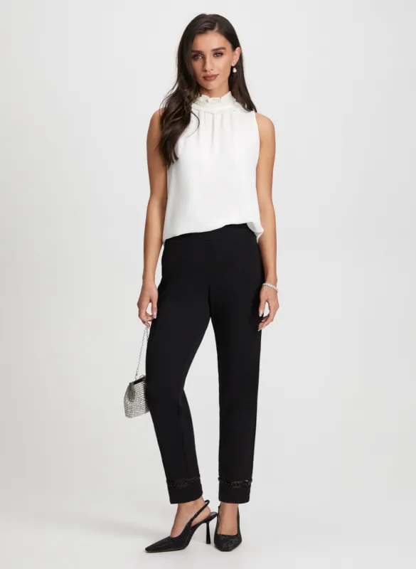Pearl Detail Pants & Sleeveless Top sold by Laura