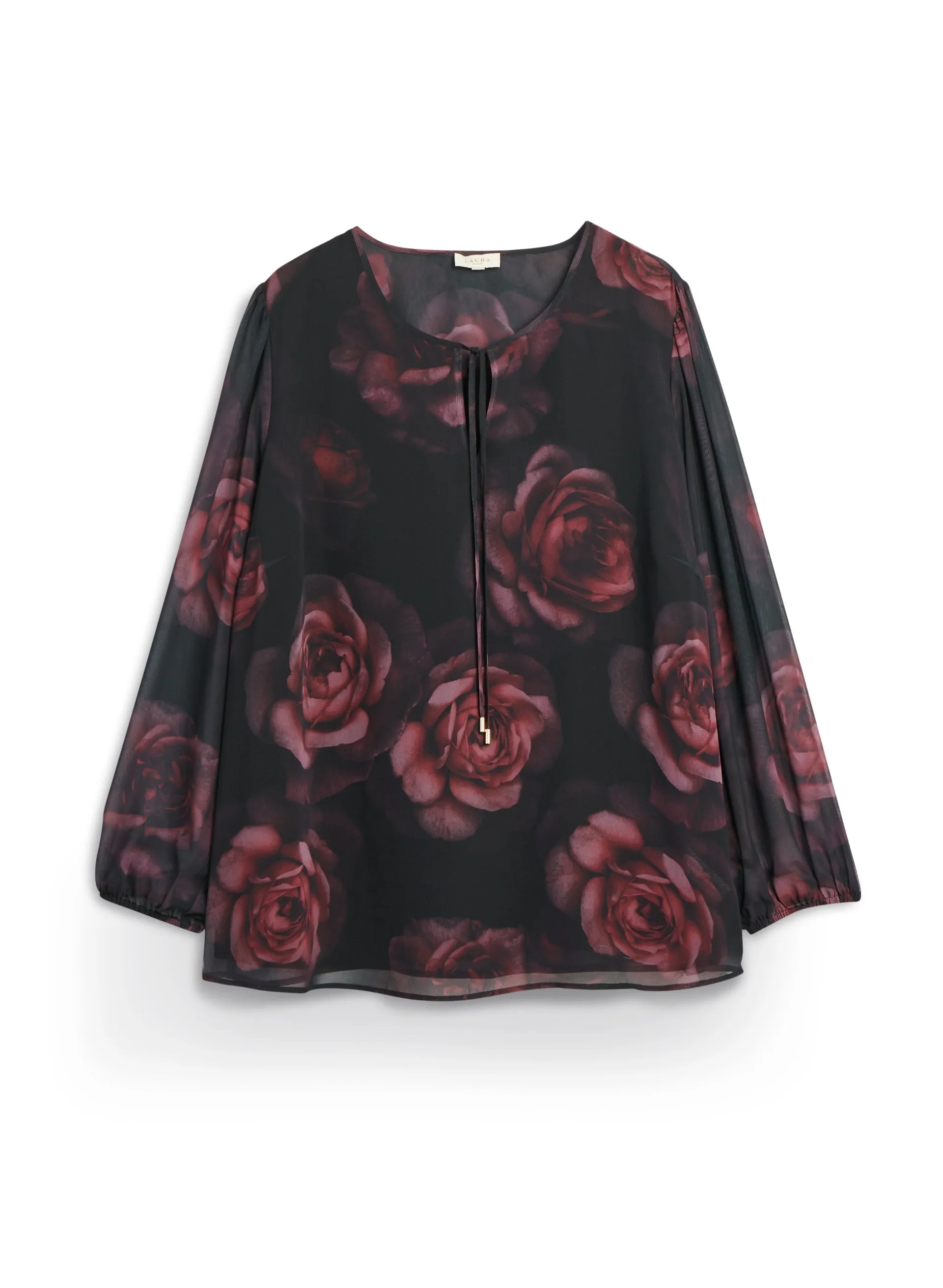 Tie Detail Floral Print Blouse sold by Laura product image thumbnail 5