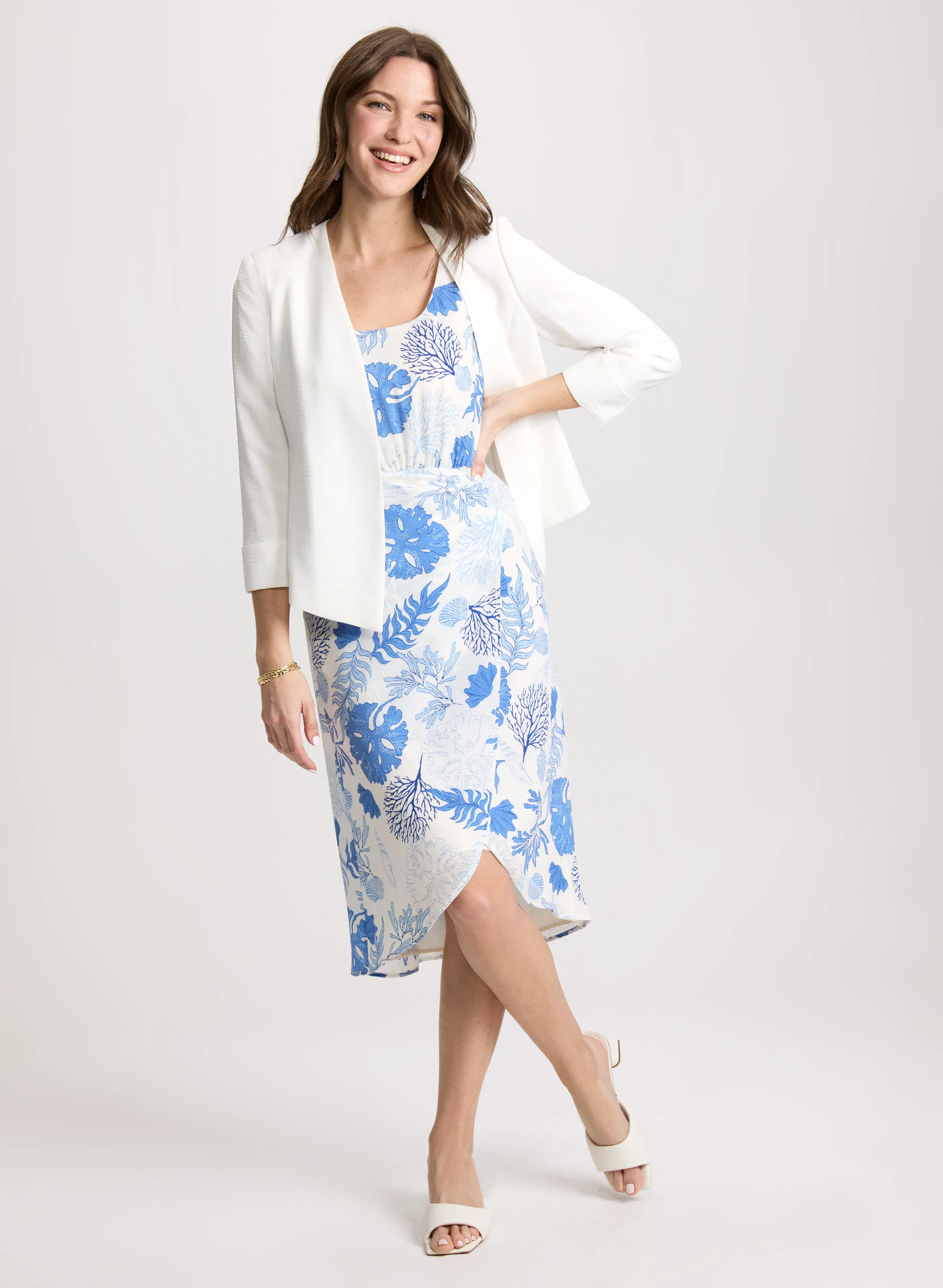 Cropped Open-Front Jacket sold by Laura product image thumbnail 3