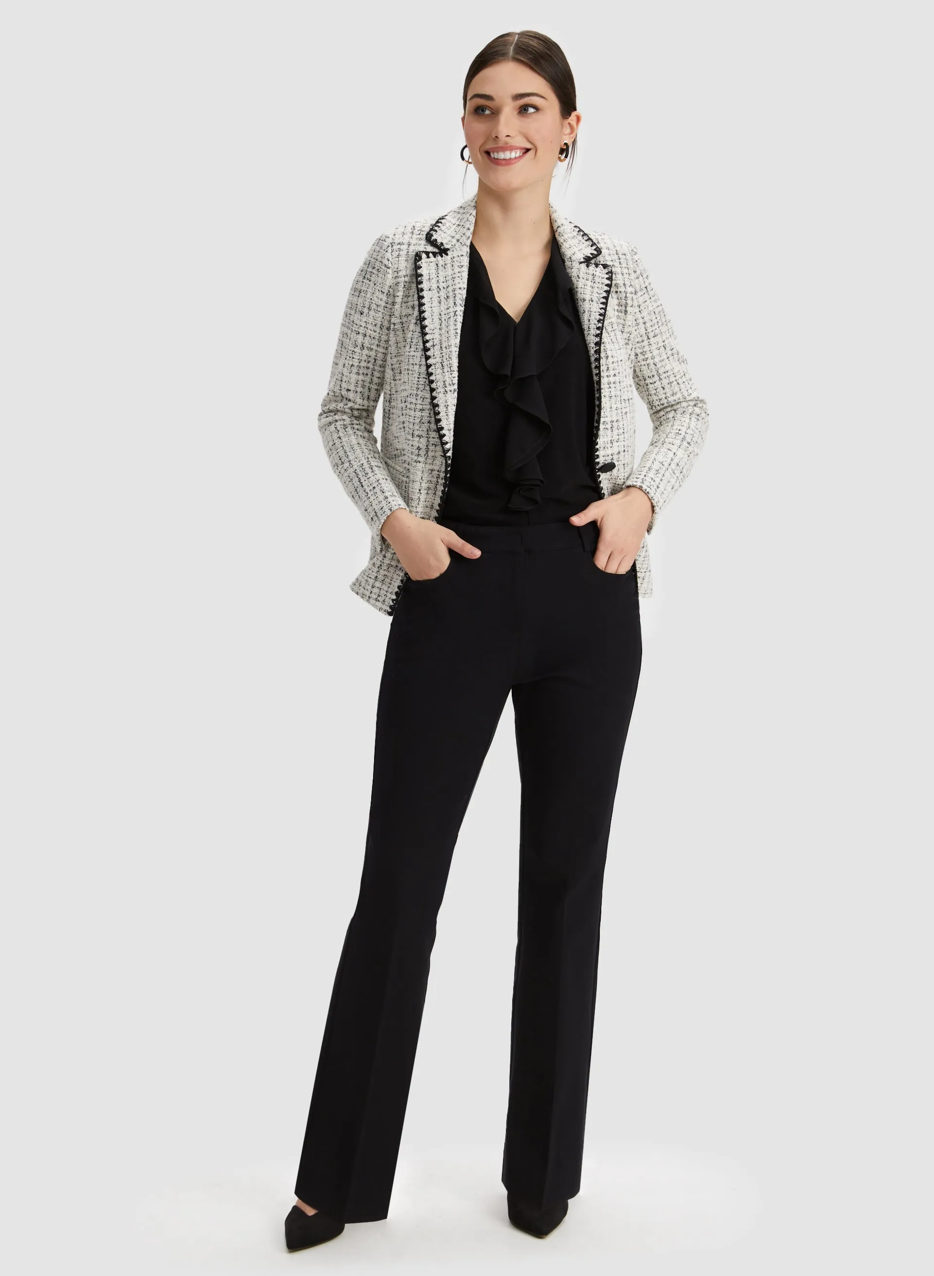 Ruffle Trim Sleeveless Top sold by Laura product image thumbnail 3