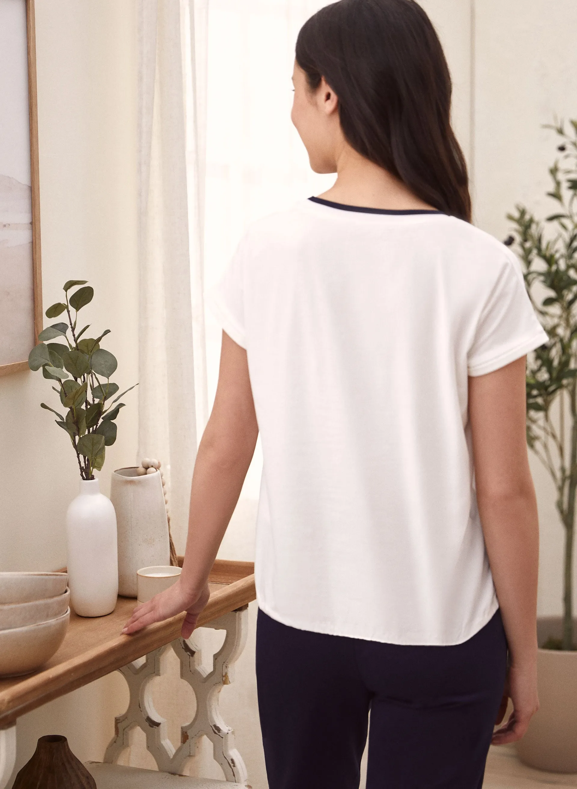 Scoop Neck Floral Print Top sold by Laura product image thumbnail 4