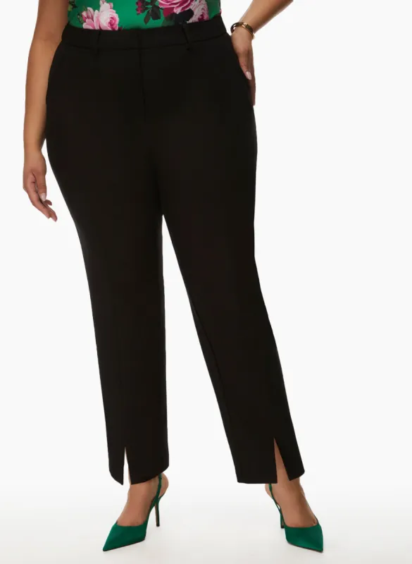 Slit Detail Slim Leg Pants sold by Laura