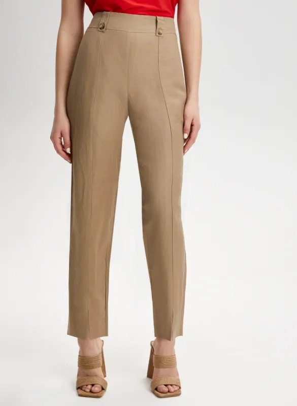Linen Pull-On Capris sold by Laura
