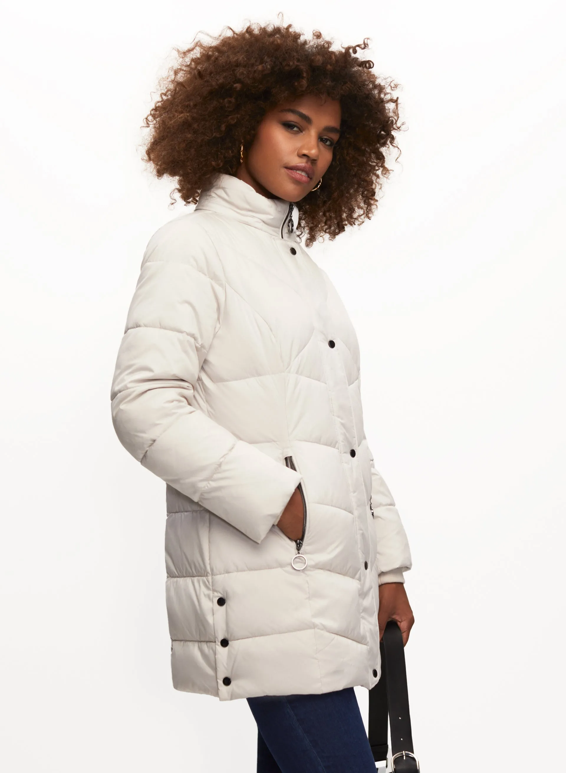 Quilted Vegan Down Coat sold by Laura product image thumbnail 2