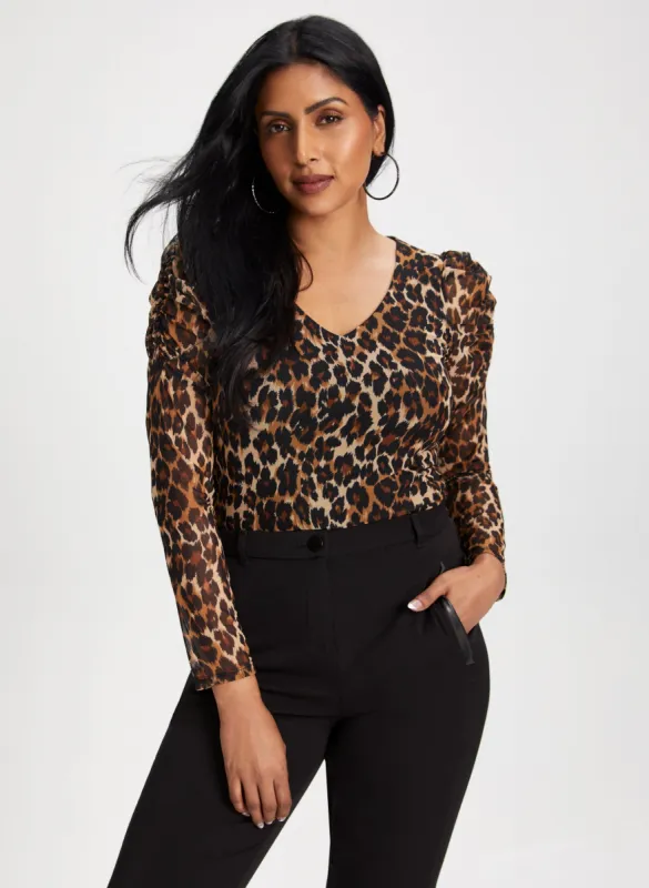 Cheetah Print Top sold by Laura