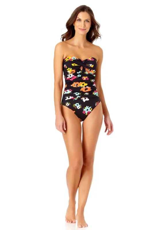 Anne Cole - Floral One-Piece Swimsuit sold by Laura
