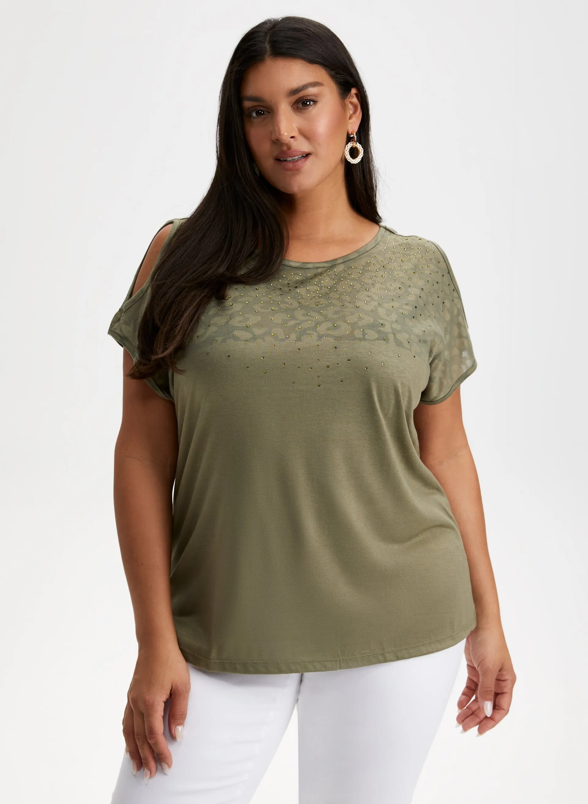 Burnout Print Tee sold by Laura product image thumbnail 5