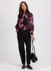 Twist Neck Blouse & Straight Leg Pants sold by Laura