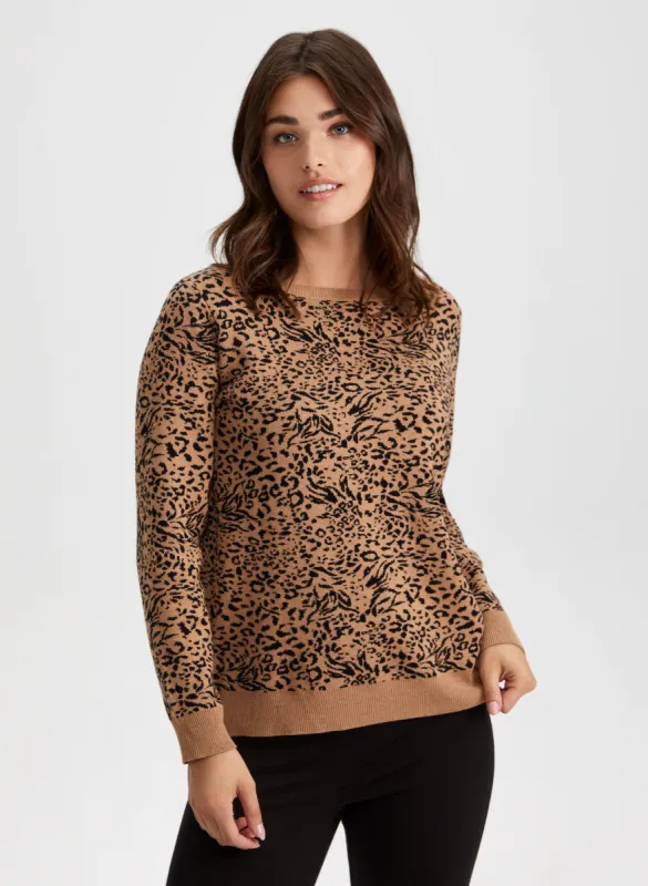 Leopard Print Sweater sold by Laura