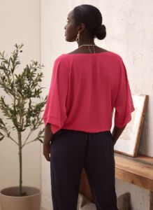 Side Tie Chiffon Blouse sold by Laura