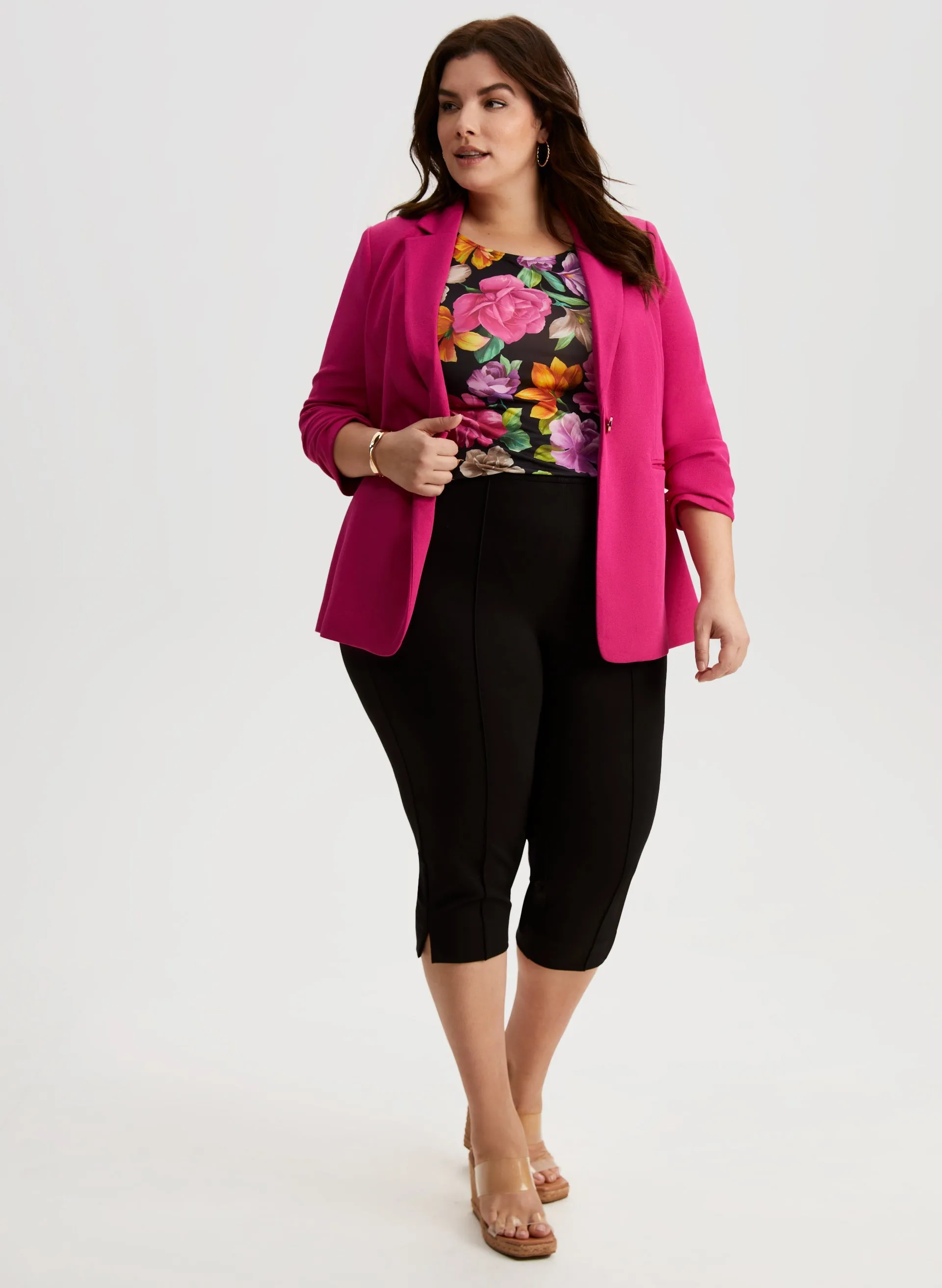 Hem Slit Capris sold by Laura product image thumbnail 3