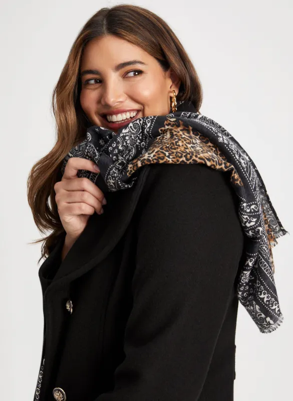 Mosaic Print Scarf sold by Laura