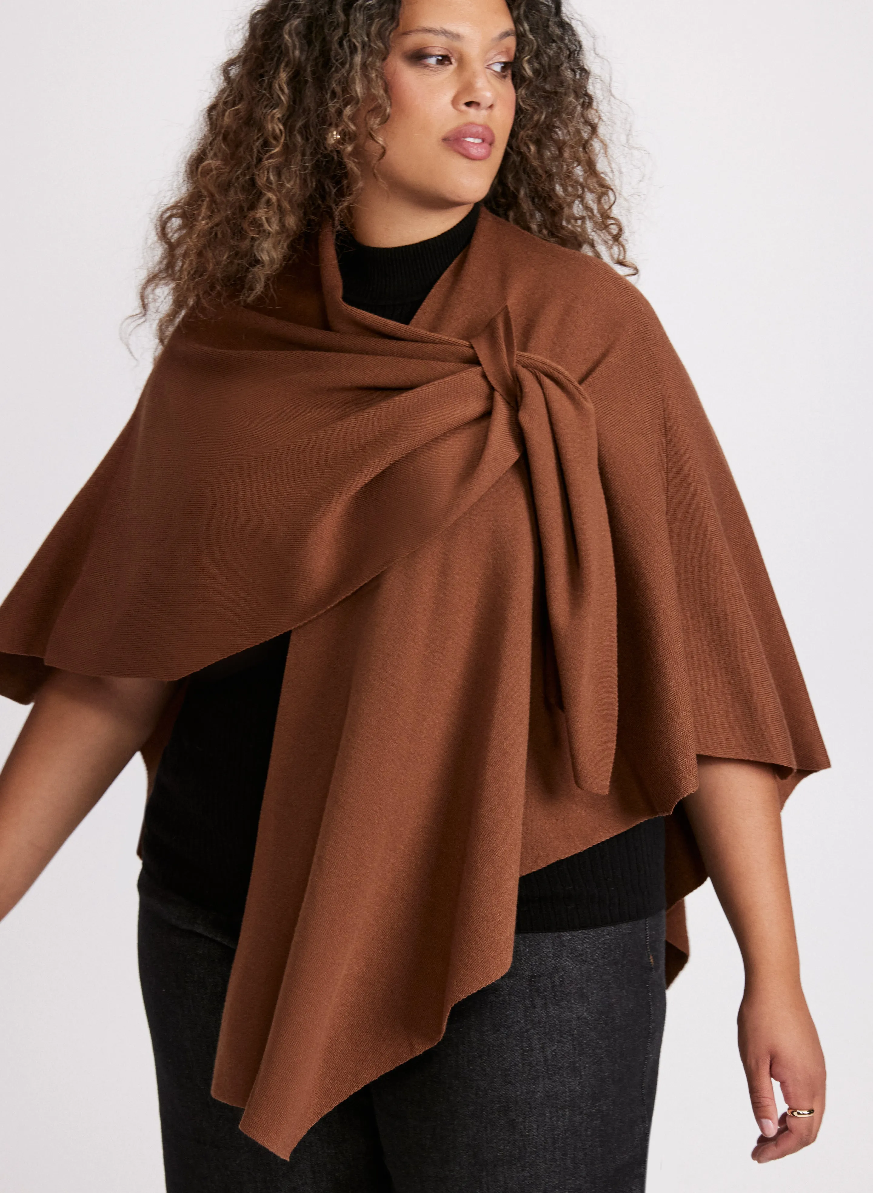 Pull-Through Detail Poncho sold by Laura product image thumbnail 5