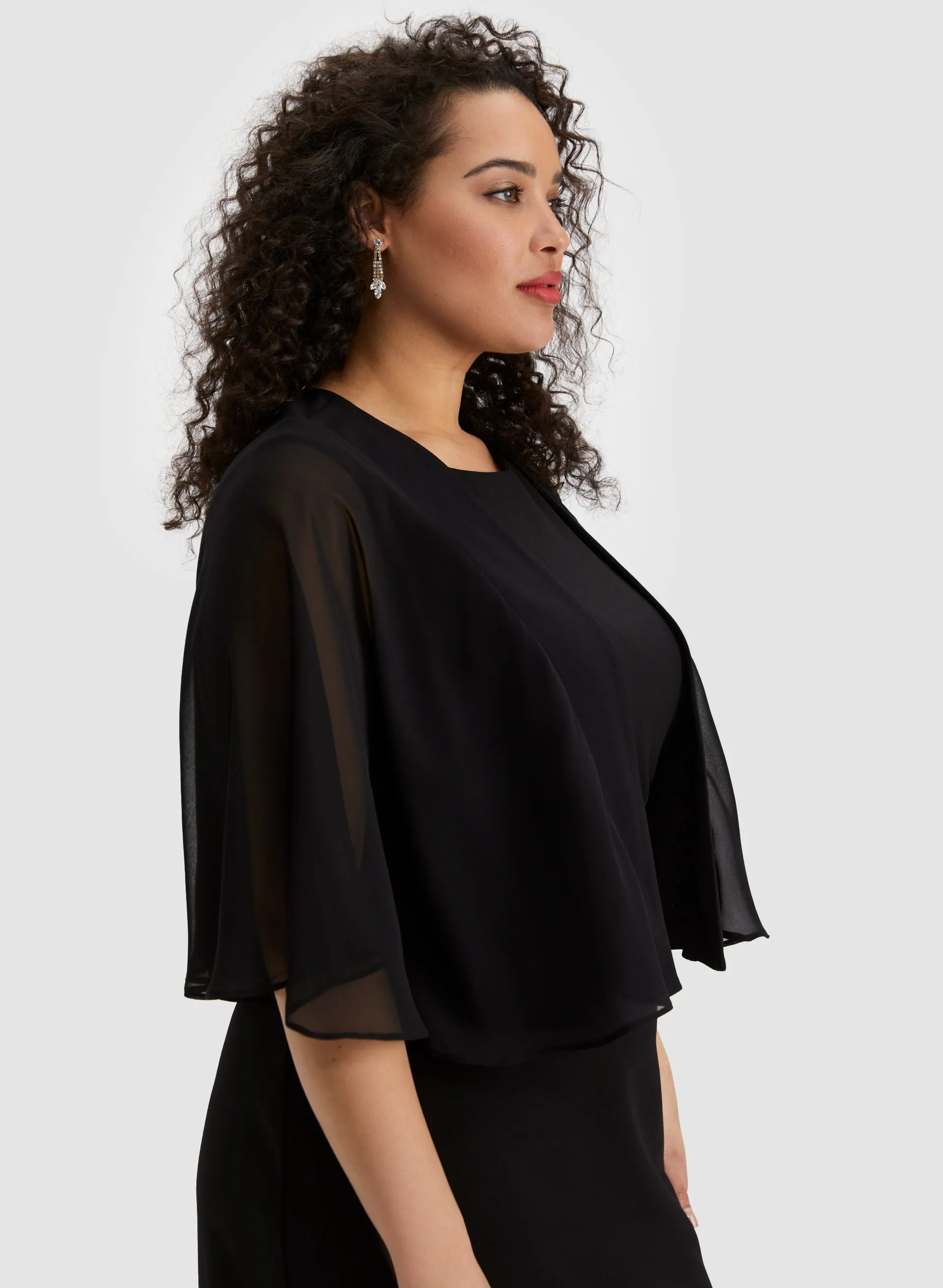 Sheer Sleeve Bolero sold by Laura product image thumbnail 5