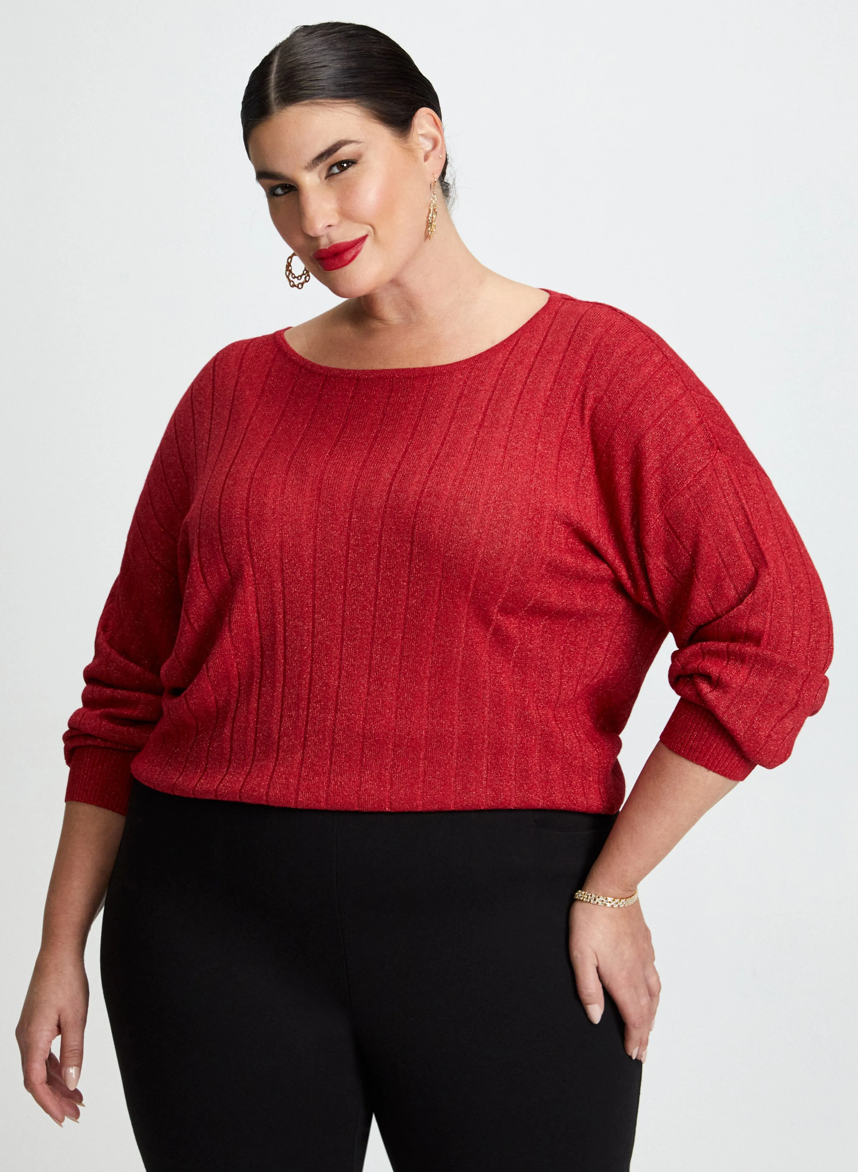 Boat Neck Pull Over Sweater sold by Laura