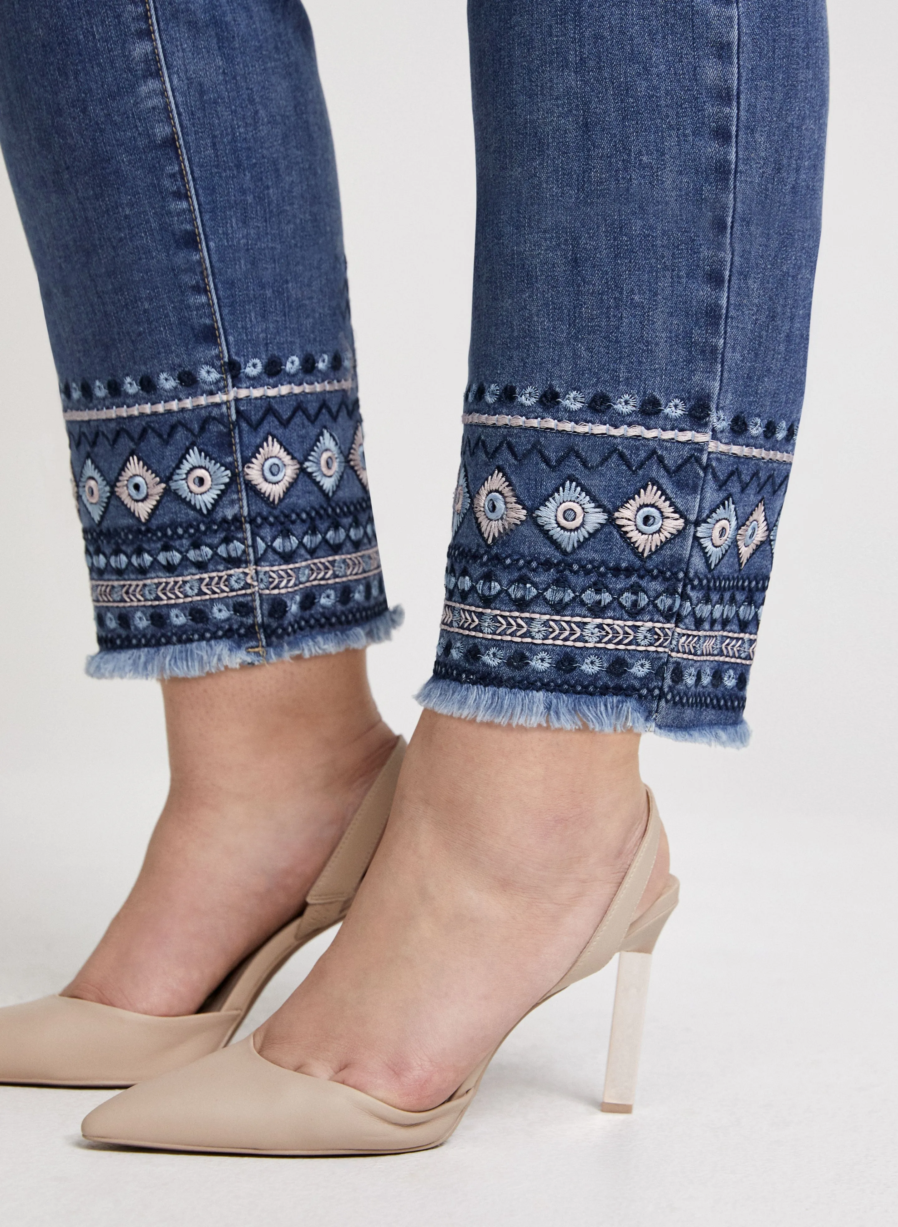 Charlie B - Embroidered Straight Leg Jeans sold by Laura product image thumbnail 5