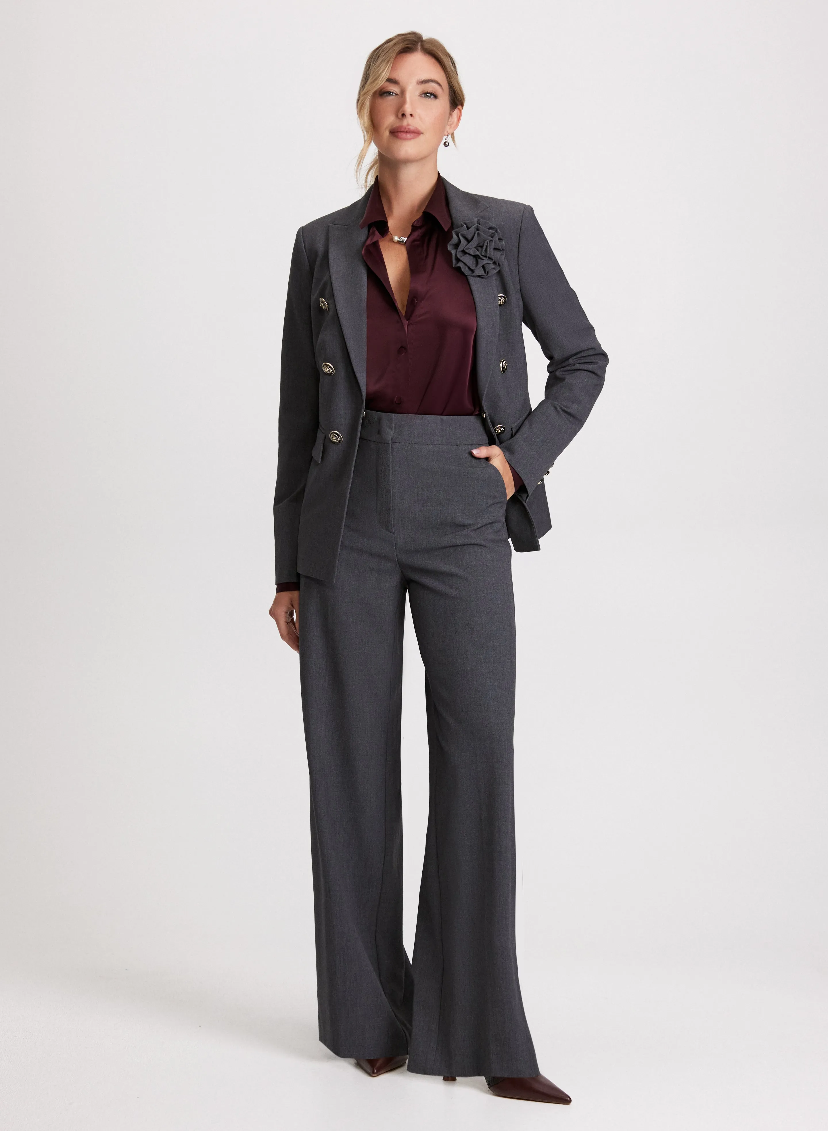 Satin Button Down Blouse sold by Laura product image thumbnail 3