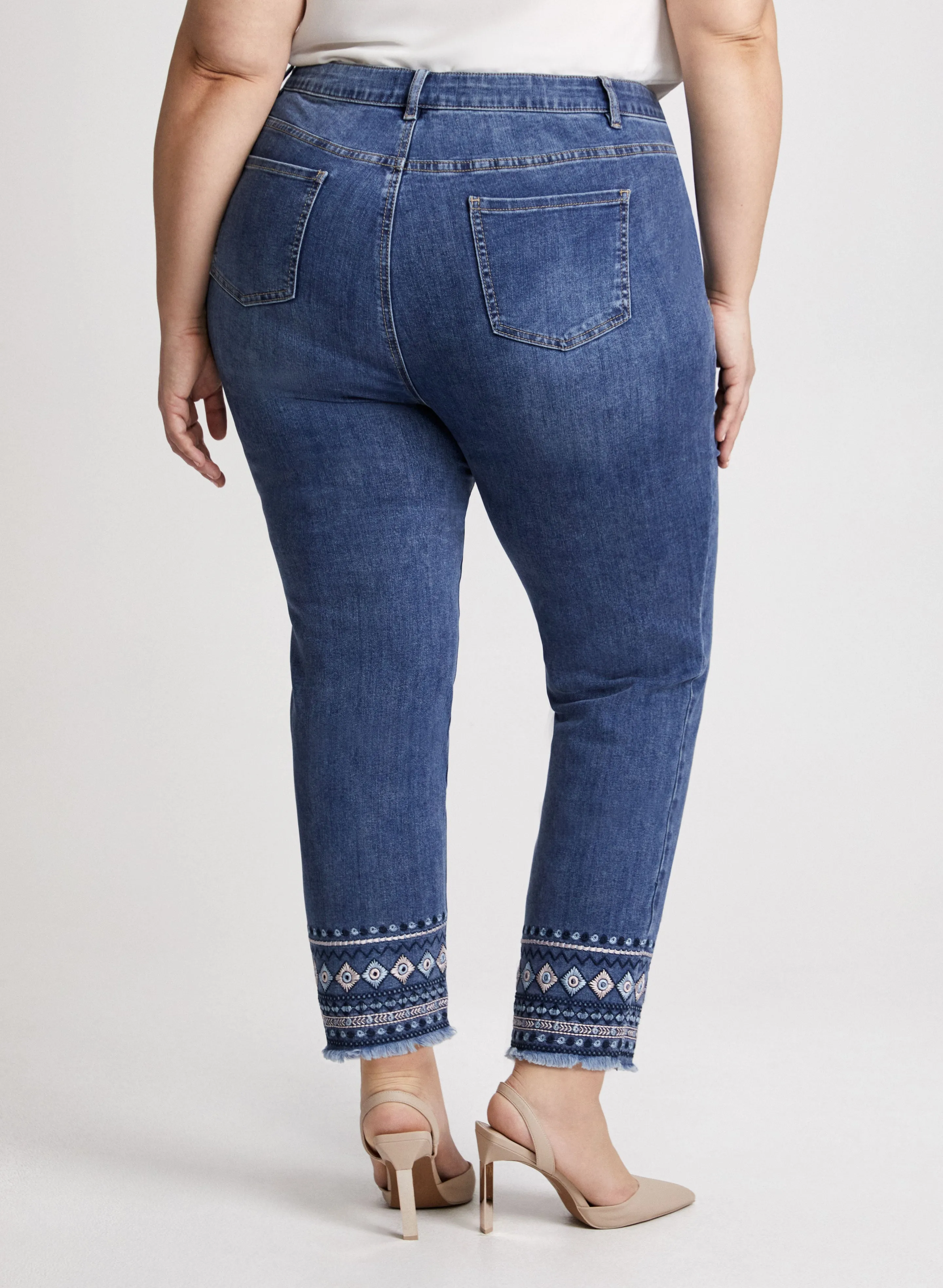 Charlie B - Embroidered Straight Leg Jeans sold by Laura product image thumbnail 2