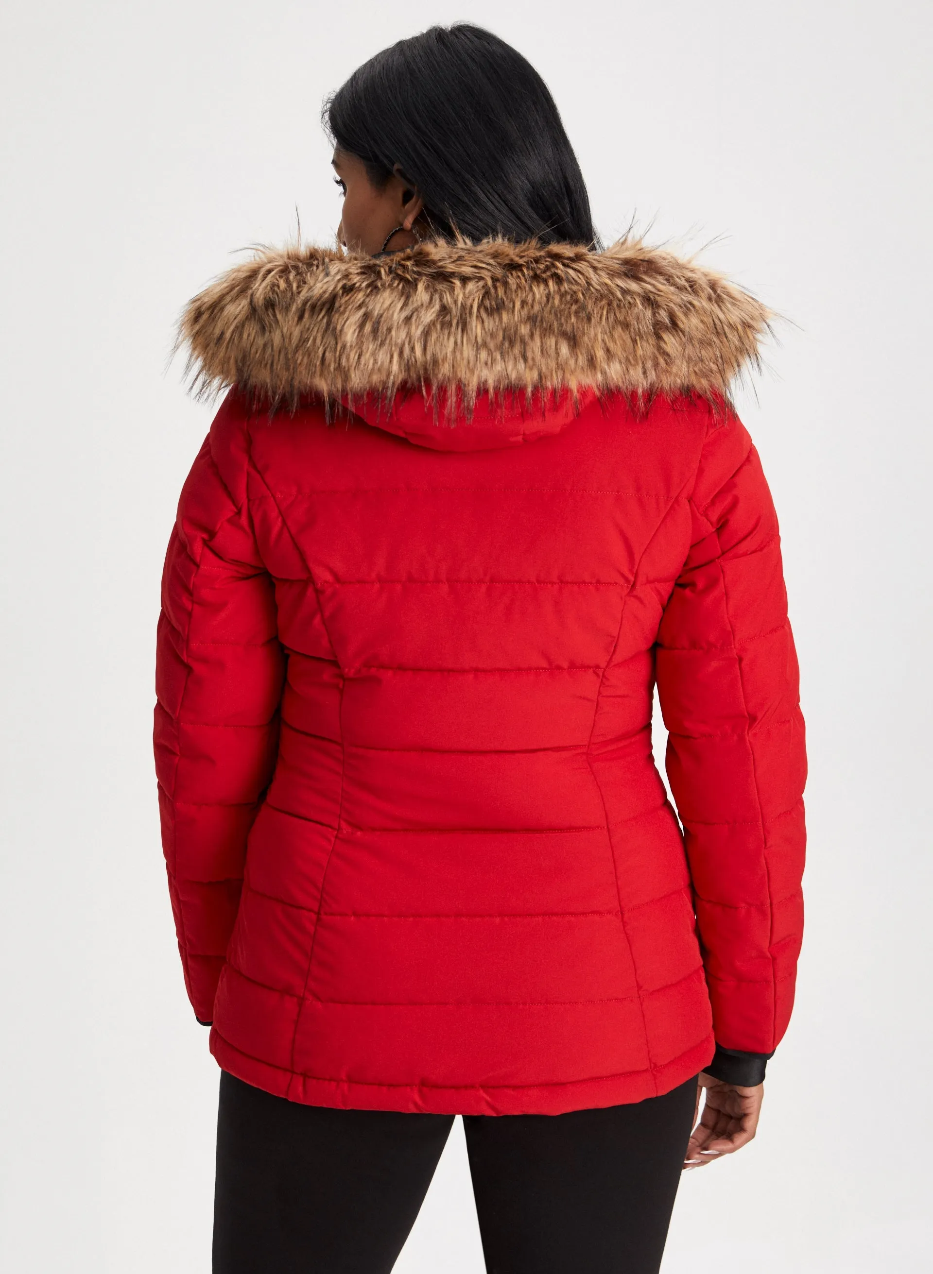 Stretch Recycled Vegan Down Coat sold by Laura product image thumbnail 4