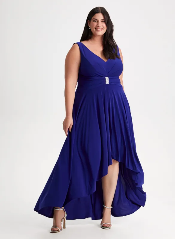 Brooch Detail Dress sold by Laura