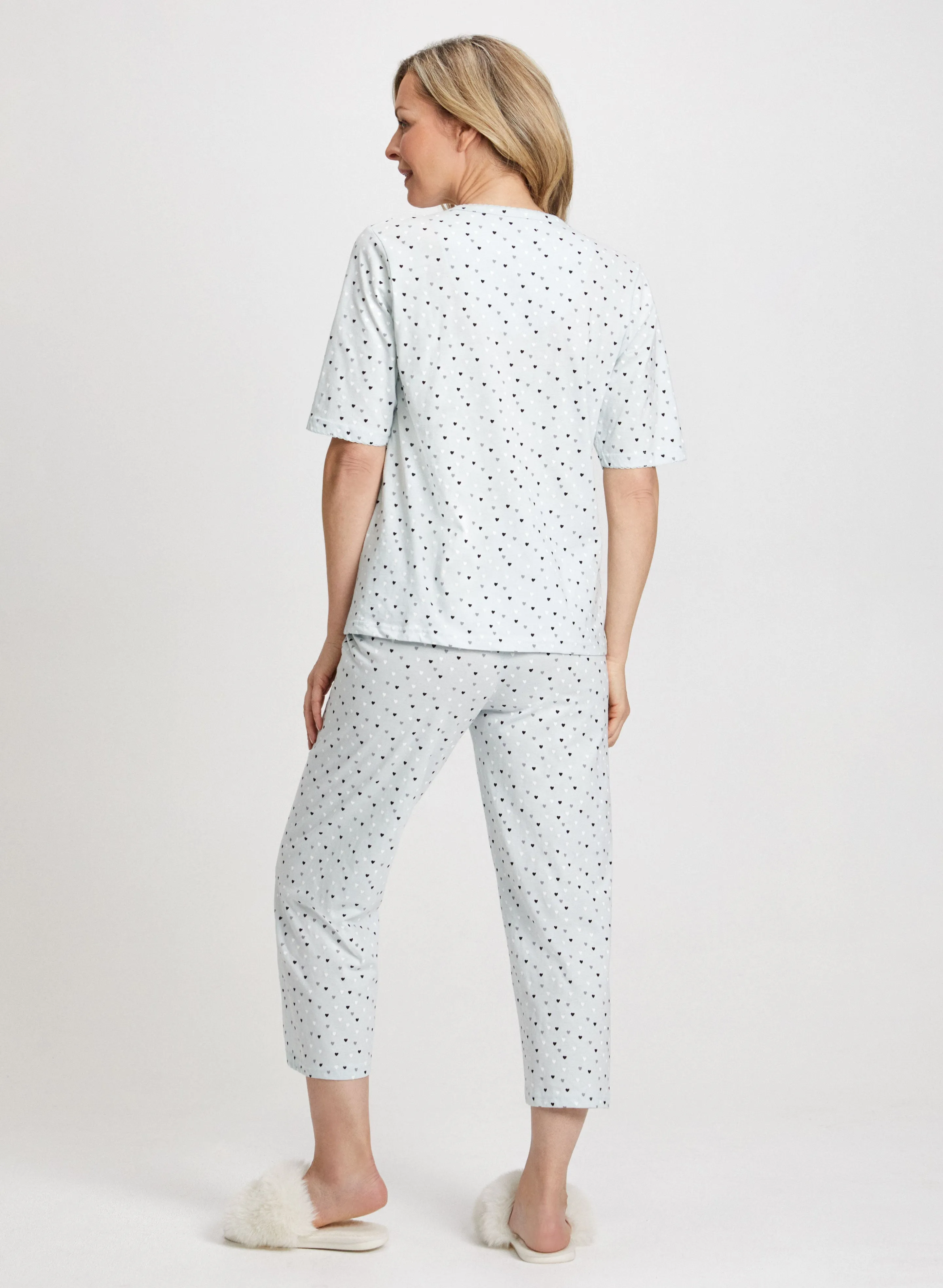 Heart Print Pyjama Set sold by Laura product image thumbnail 2