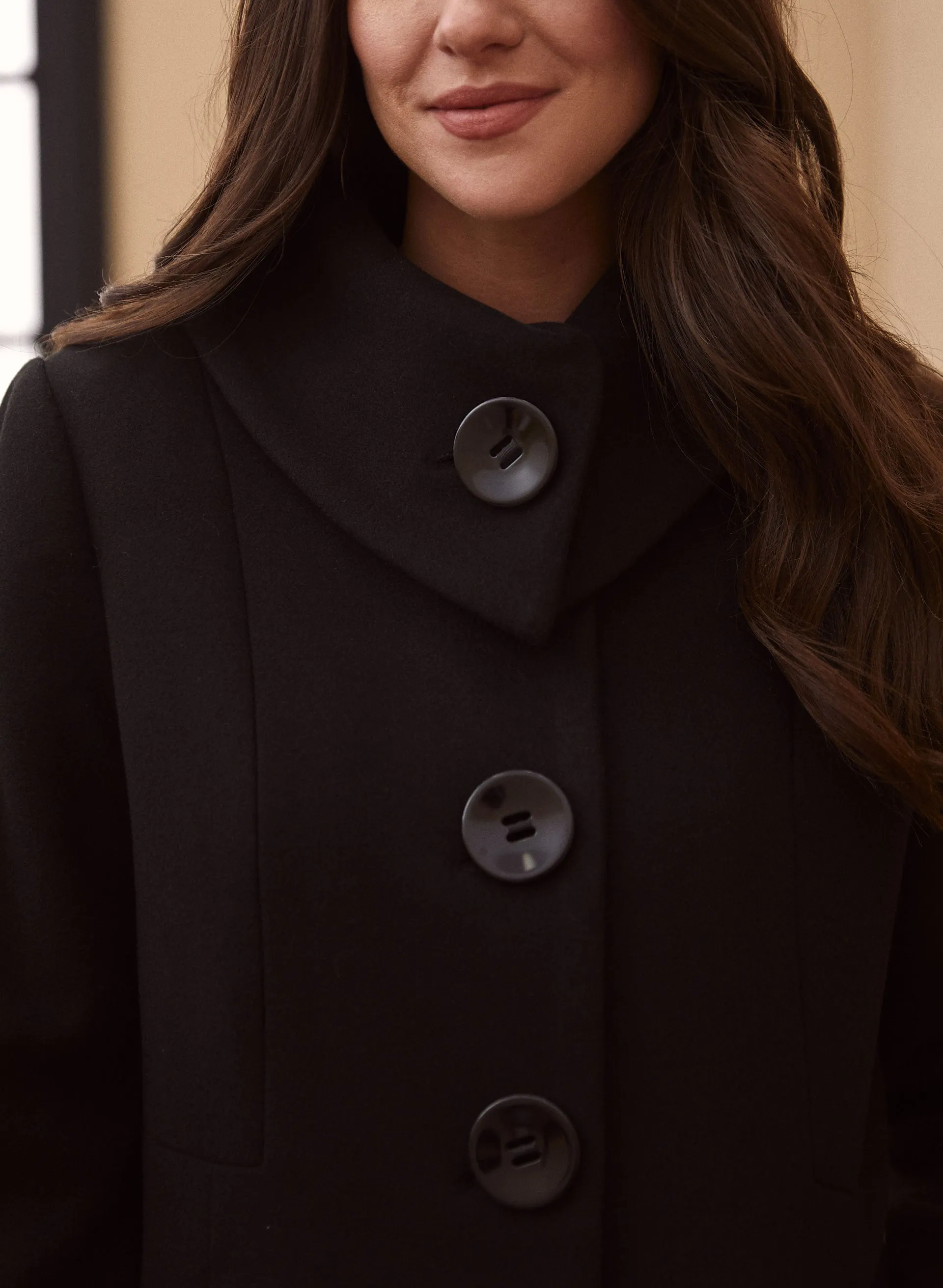 Stretch Wool Blend Coat sold by Laura product image thumbnail 4