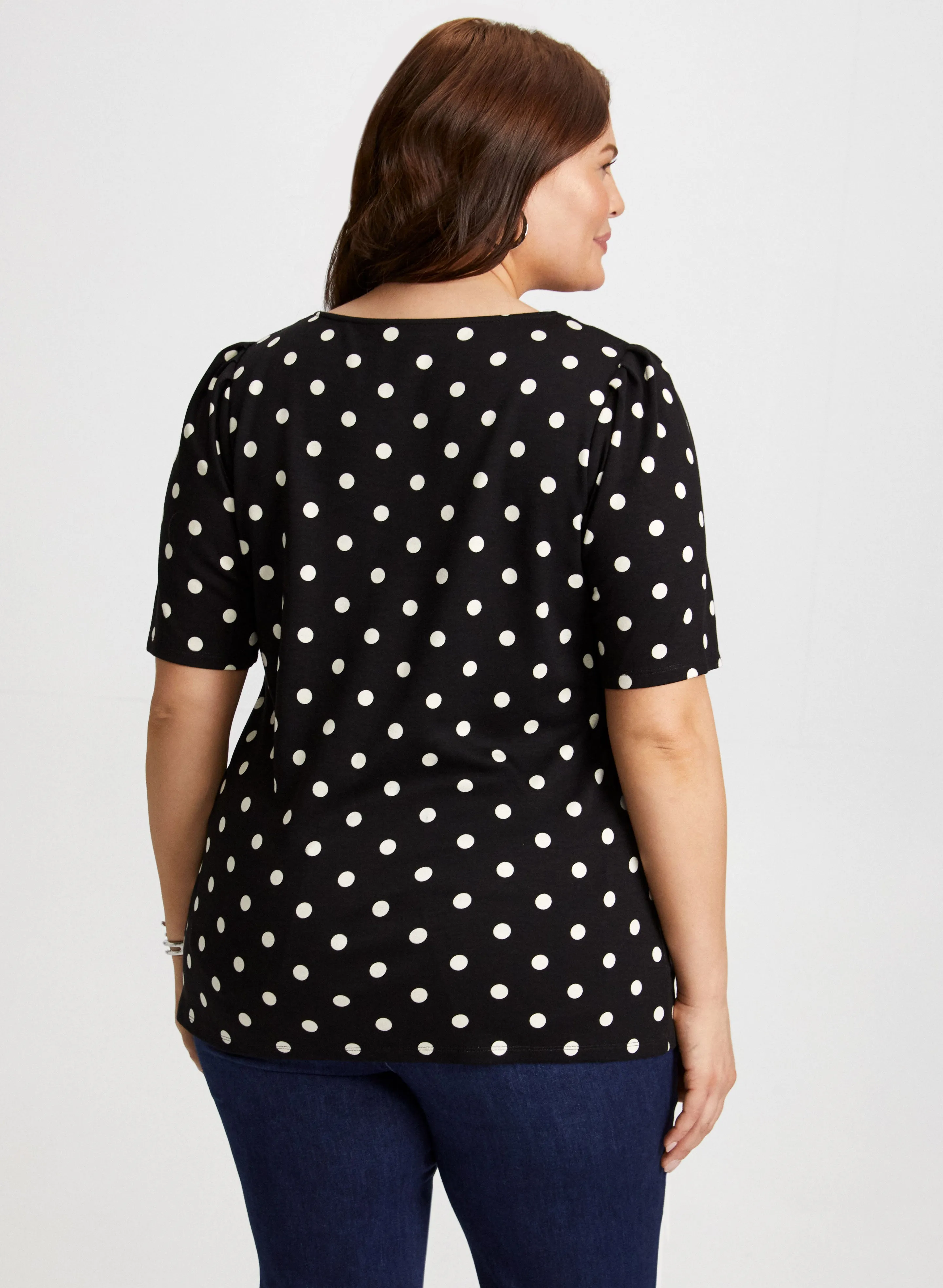 Polka Dot Motif Top sold by Laura product image thumbnail 4