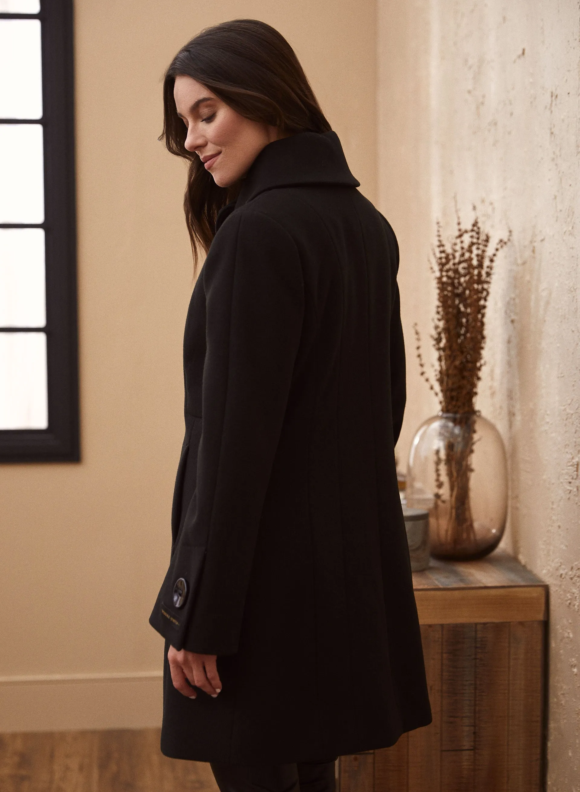 Stretch Wool Blend Coat sold by Laura product image thumbnail 2