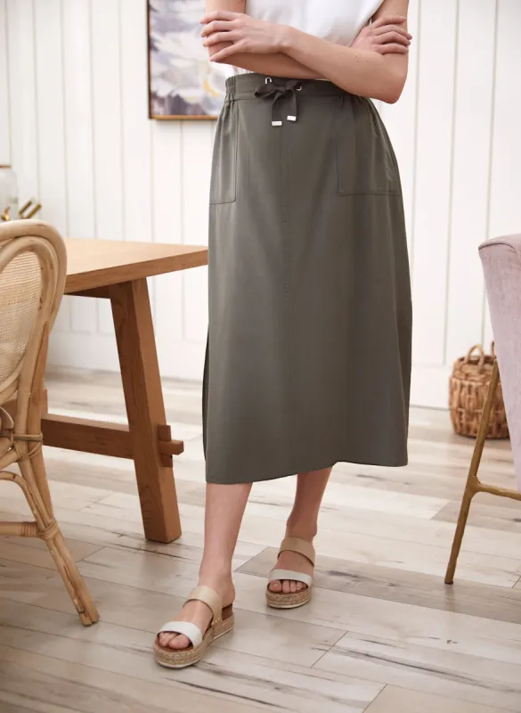 Pull-On Tencel Skirt sold by Laura