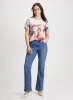 Floral Print Burnout Tee sold by Laura