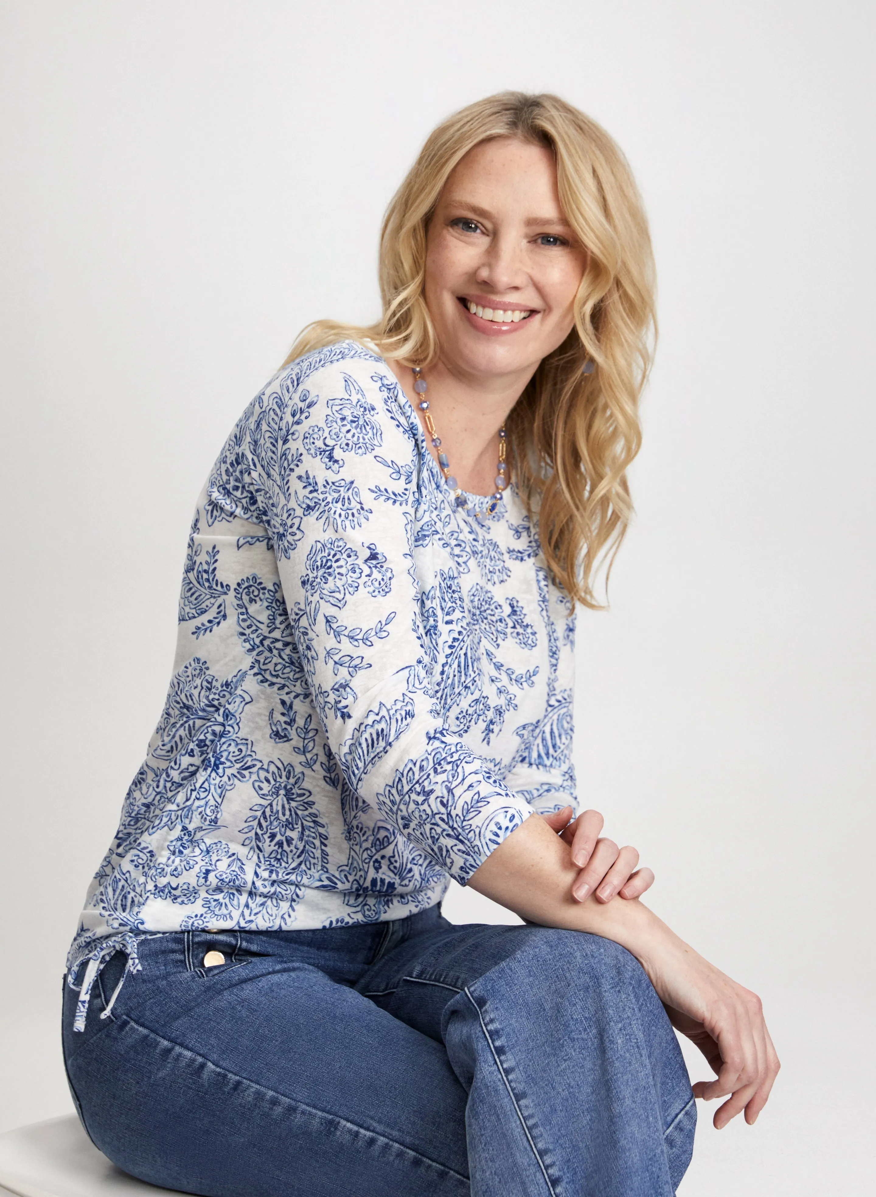 Burnout Paisley Tee sold by Laura product image thumbnail 5