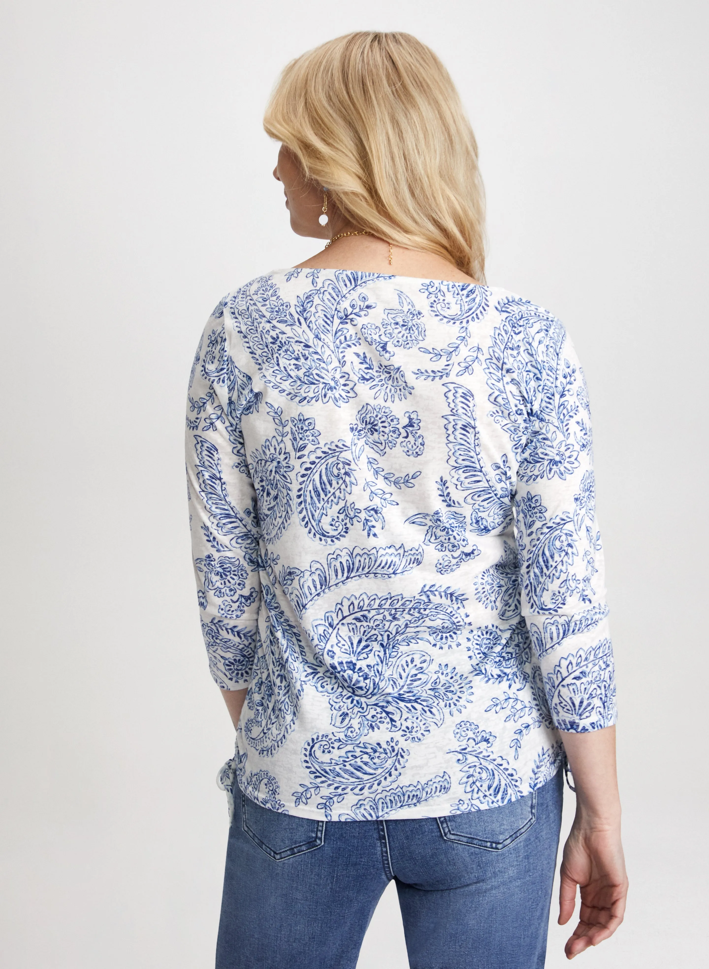 Burnout Paisley Tee sold by Laura product image thumbnail 4