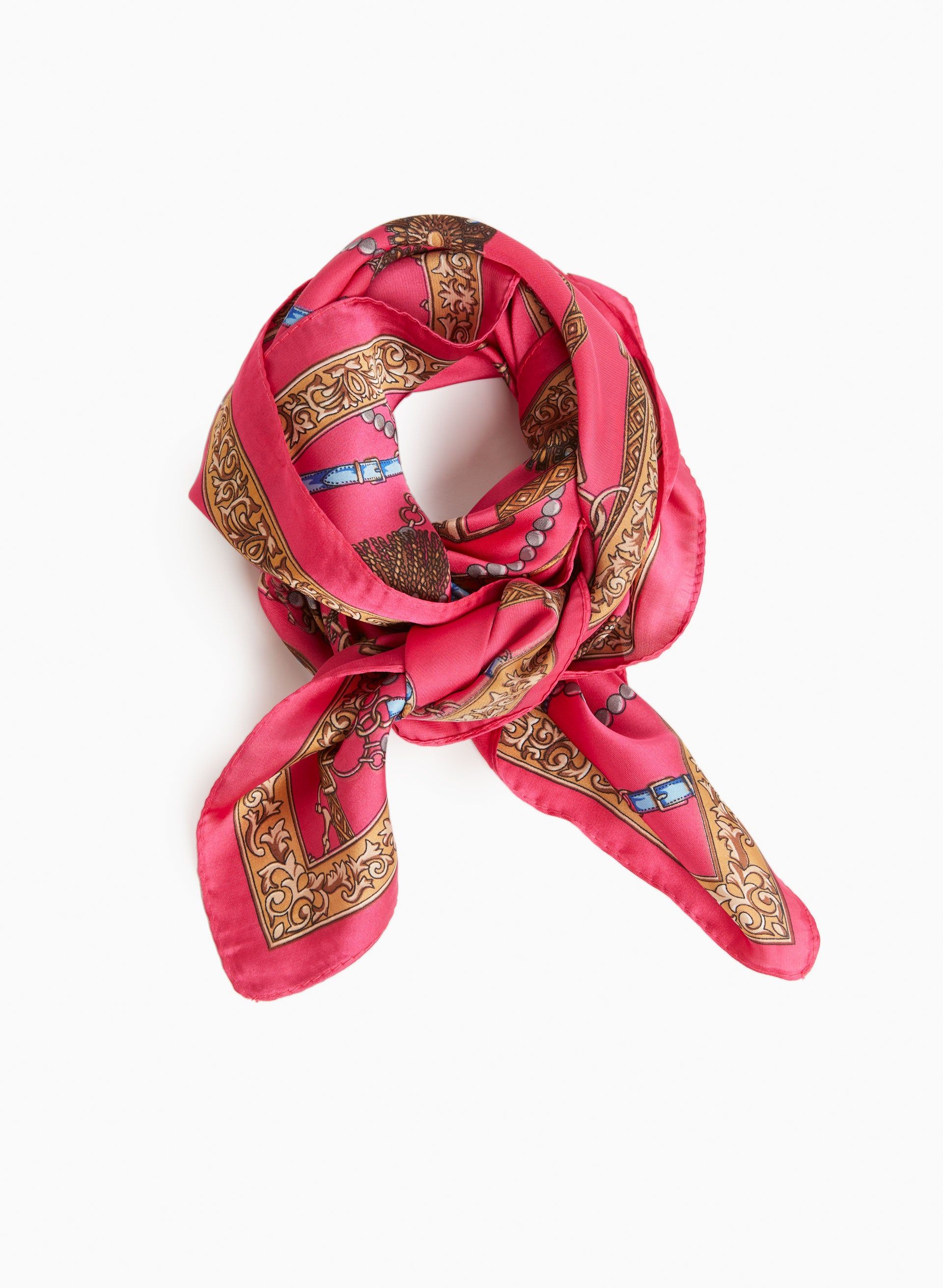 Tassel & Jewel Print Scarf sold by Laura